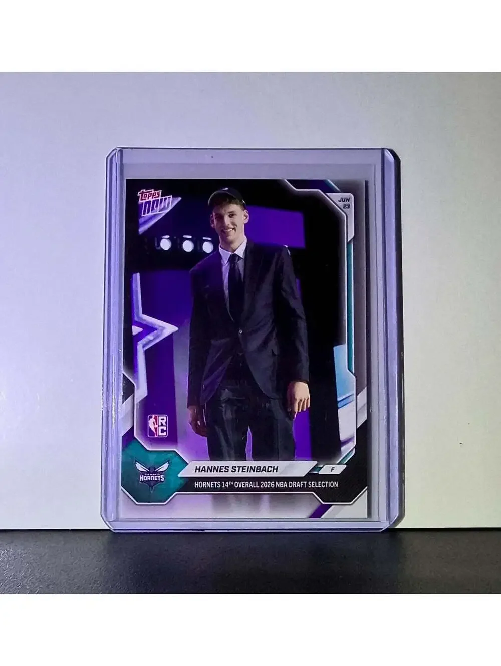 Hannes Steinbach Rookie 2026-27 Topps NBA Draft #HSTE Card Hornets